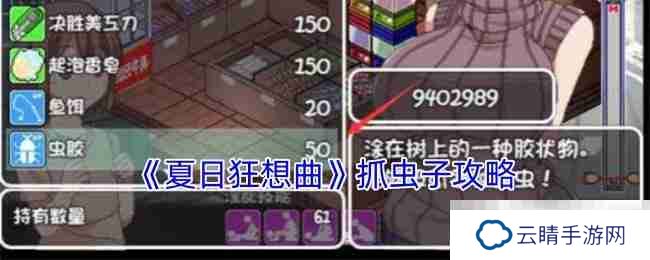 《夏日狂想曲》抓虫子攻略